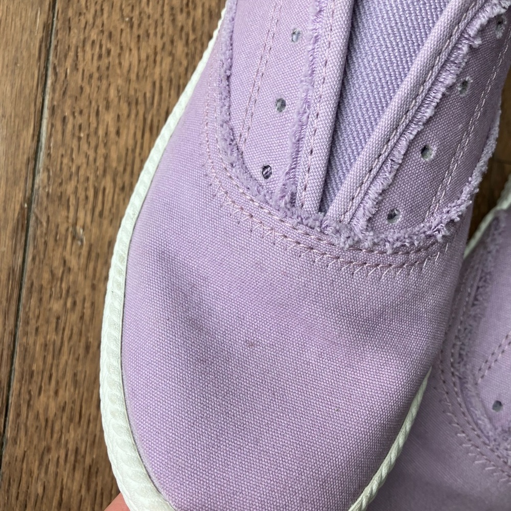 Sperry lilac women’s top-sider slip on shoes - Picture 7 of 9